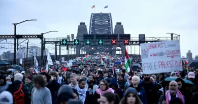 300,000 manifestantes propalestinos paralizan Sídney