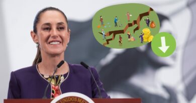 Presidenta Sheinbaum celebra reducción de la pobreza en México, según cifras del INEGI