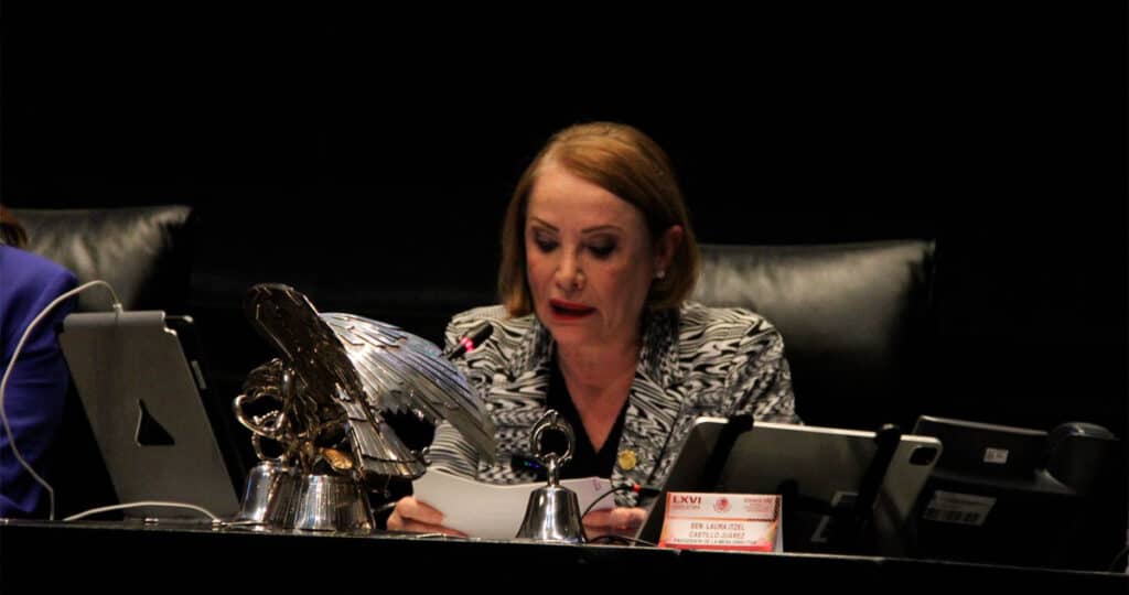 Laura Itzel Castillo, de Morena, asume la presidencia del Senado 1 20 15