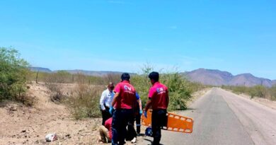 Sufren motociclistas accidente en el valle de Empalme