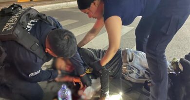 Atiende División de Operaciones Fronterizas de SSP a persona con convulsiones en la vía pública en Nogales