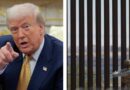 Gobierno de EE. UU. pinta de negro el muro fronterizo por orden de Trump