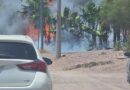 Se incendia terreno de antiguo parque  infantil