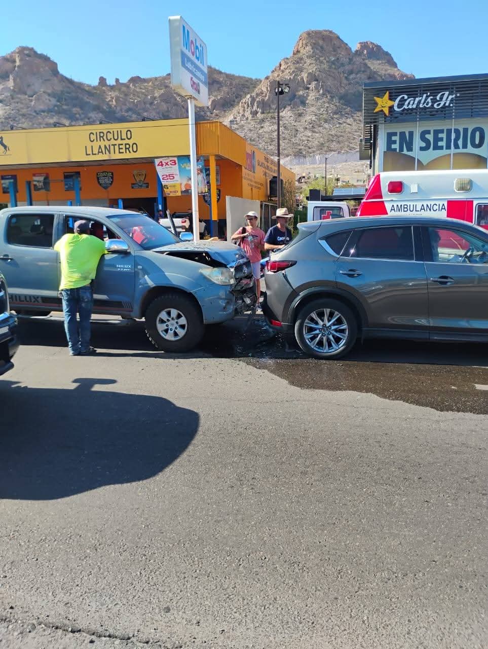 Deja  un lesionado aparatoso accidente