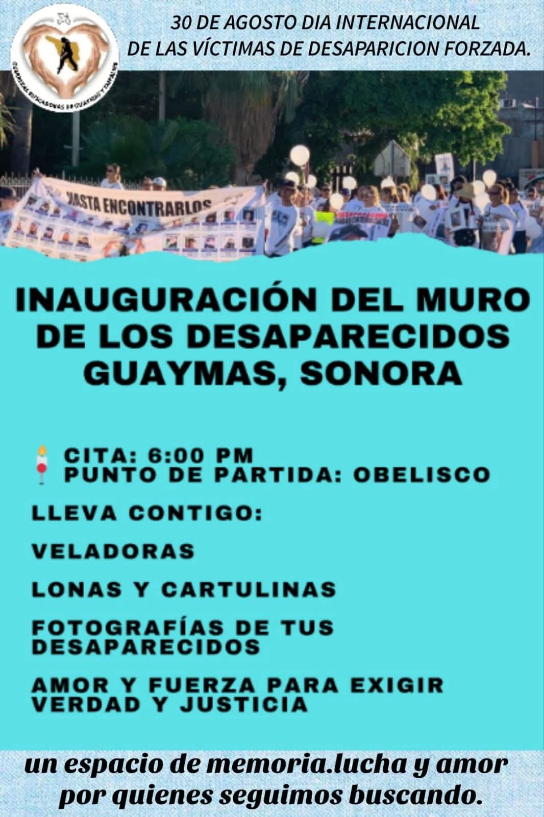 Habrá marcha por los desaparecidos