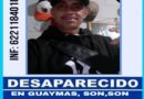 Desaparece guaymense