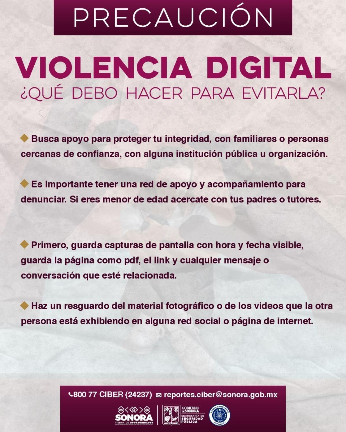 Impulsa Gobierno de Sonora acciones preventivas contra la violencia digital