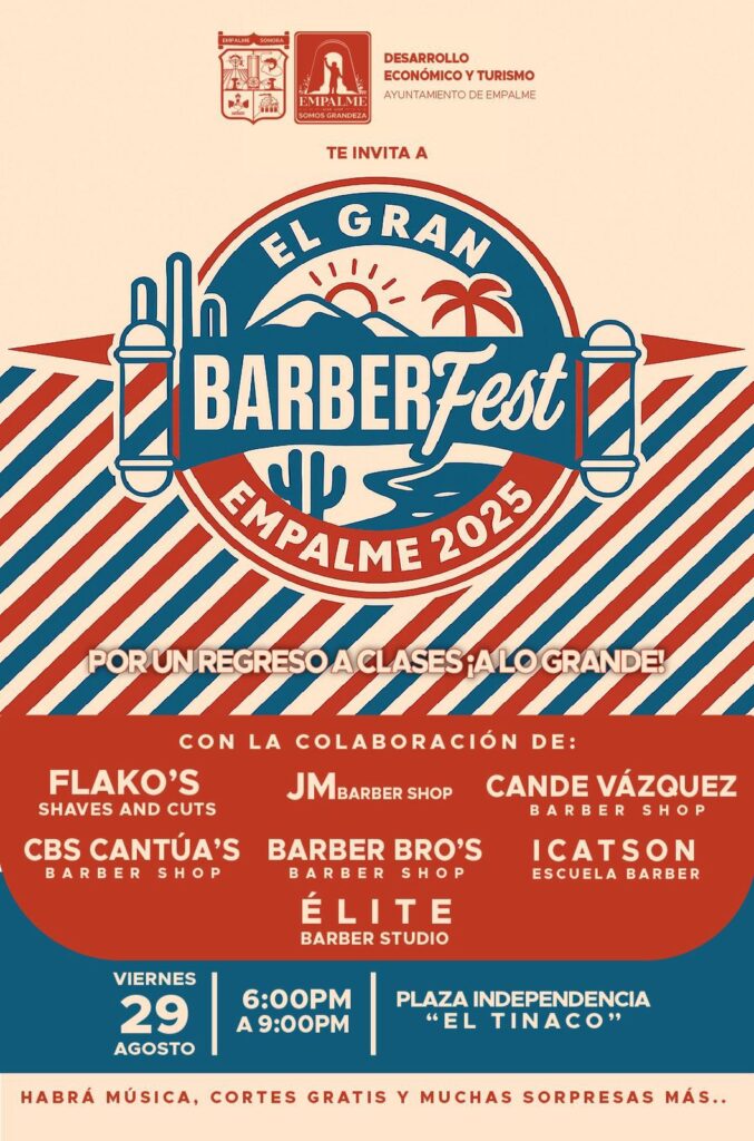 Todo listo para el Barber Fest; será mañana viernes en el ‘Tinaco’ 1 WhatsApp Image 2025 08 28 at 2.17.50 PM