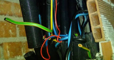 Hurtan cableado en vivienda