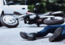 Se lesiona motociclista en choque