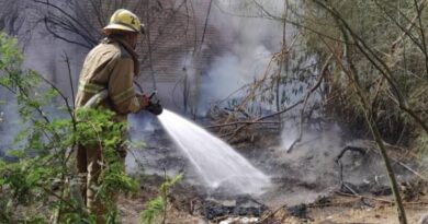 Se incendia predio