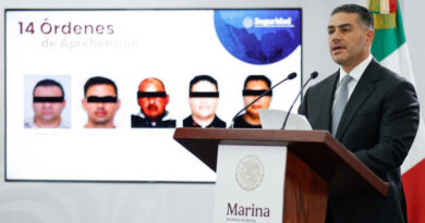 Harfuch revela detención de 14 personas vinculadas a huachicol fiscal; defiende a extitular de Marina