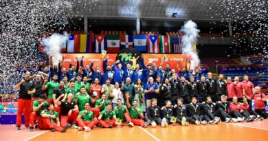 Sonorense coopera para plata de México en Panamericano de Mayores Varonil de Volibol