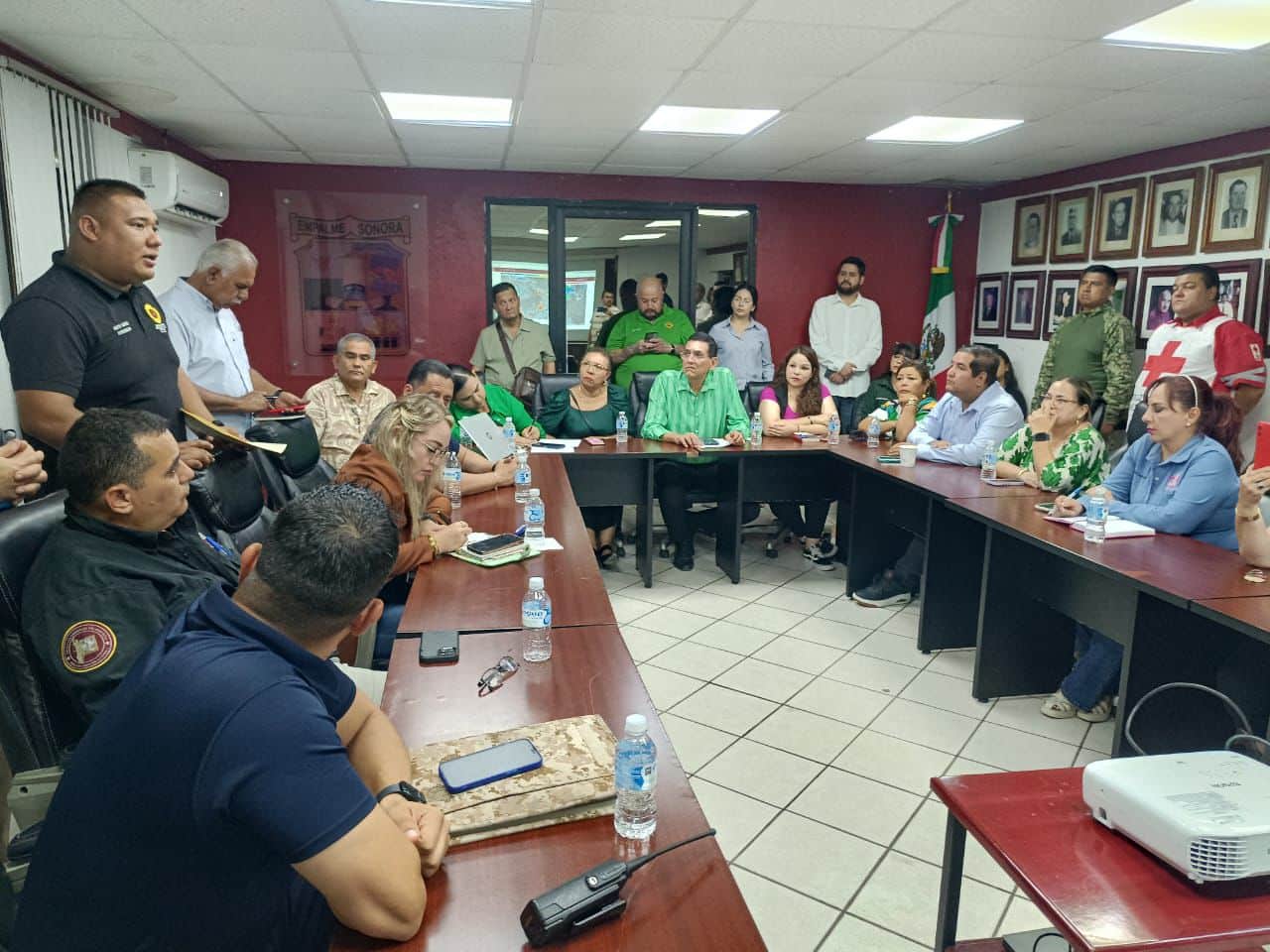 Instalan el COE en Empalme; inician  acciones preventivas por presencia de depresión tropical en el Pacífico