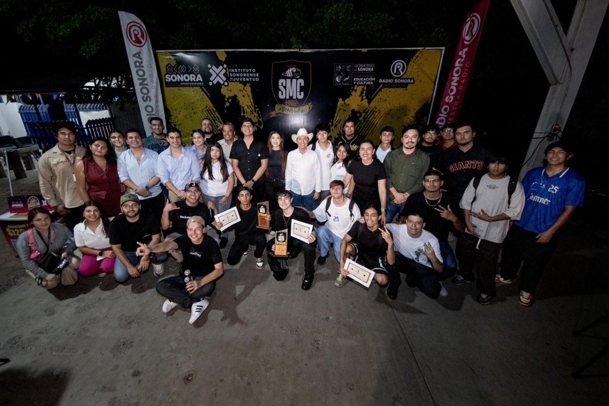 Gobierno de Sonora impulsa el talento cajemense con la convocatoria Supremacía MC