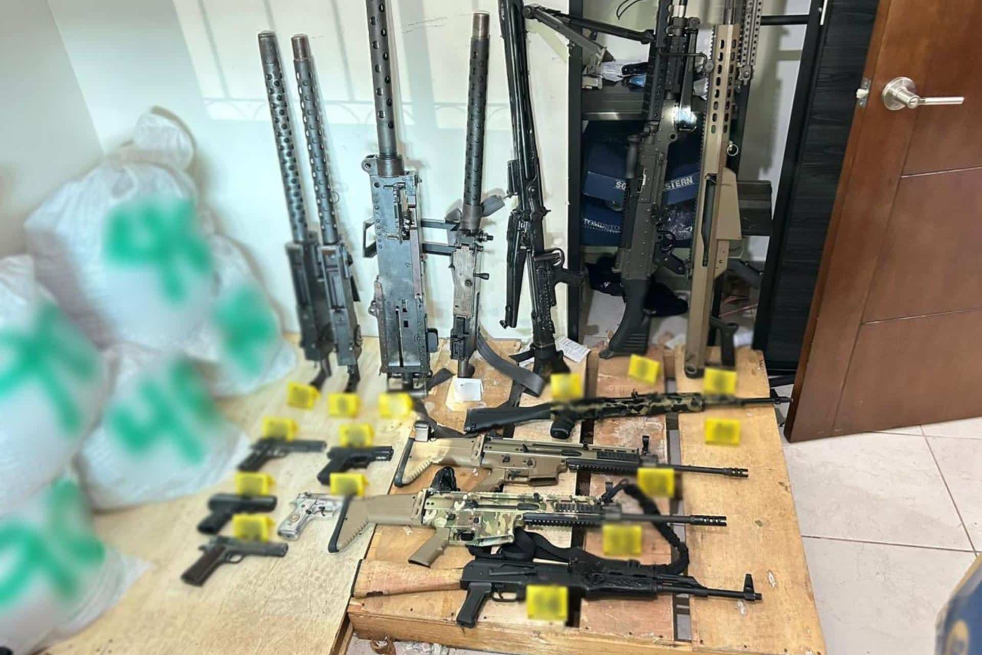 Autoridades aseguran un arsenal en Culiacán tras operativo