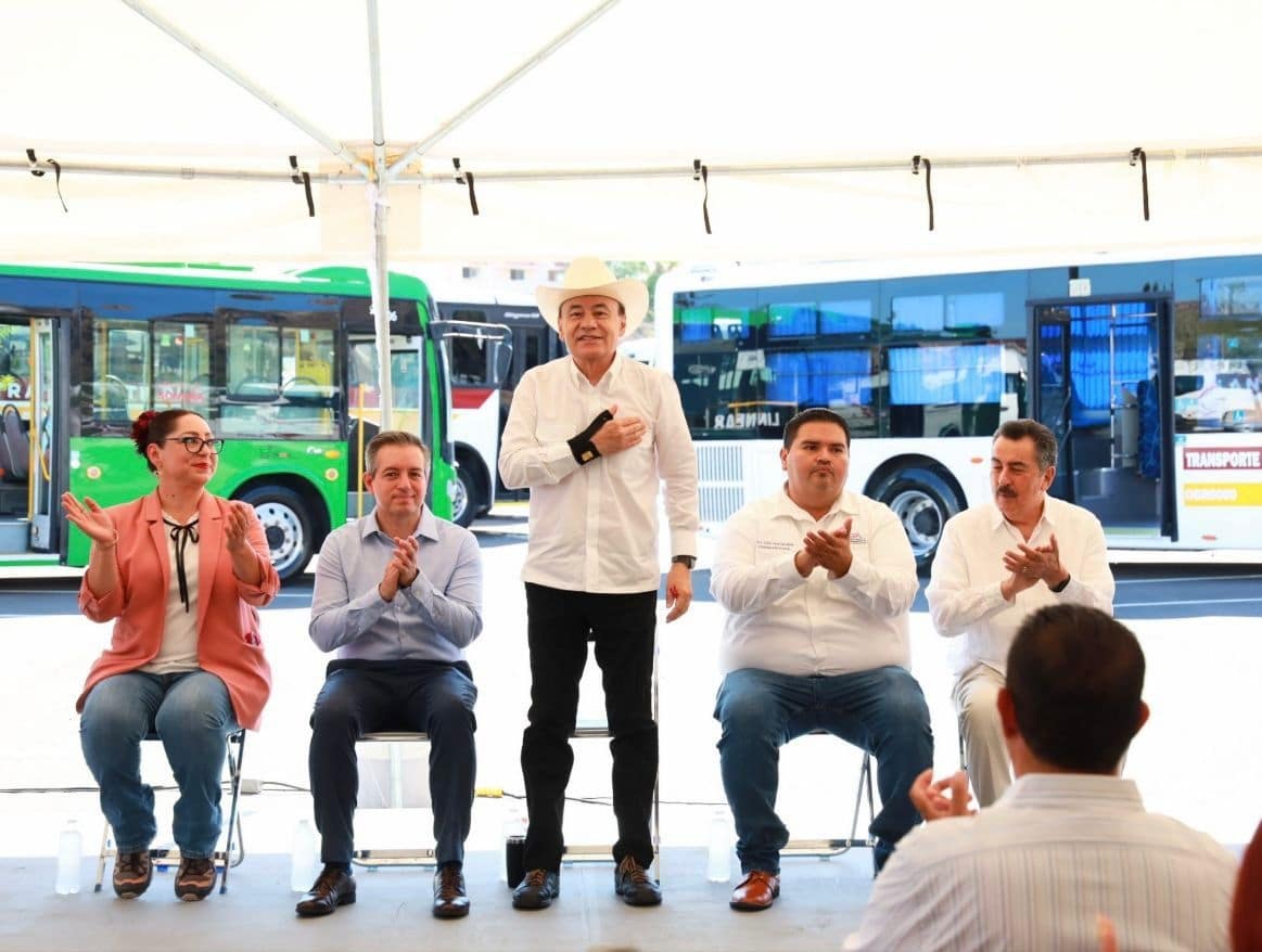 Gobernador Durazo consolida modernización histórica del transporte con 371 nuevas unidades en Sonora