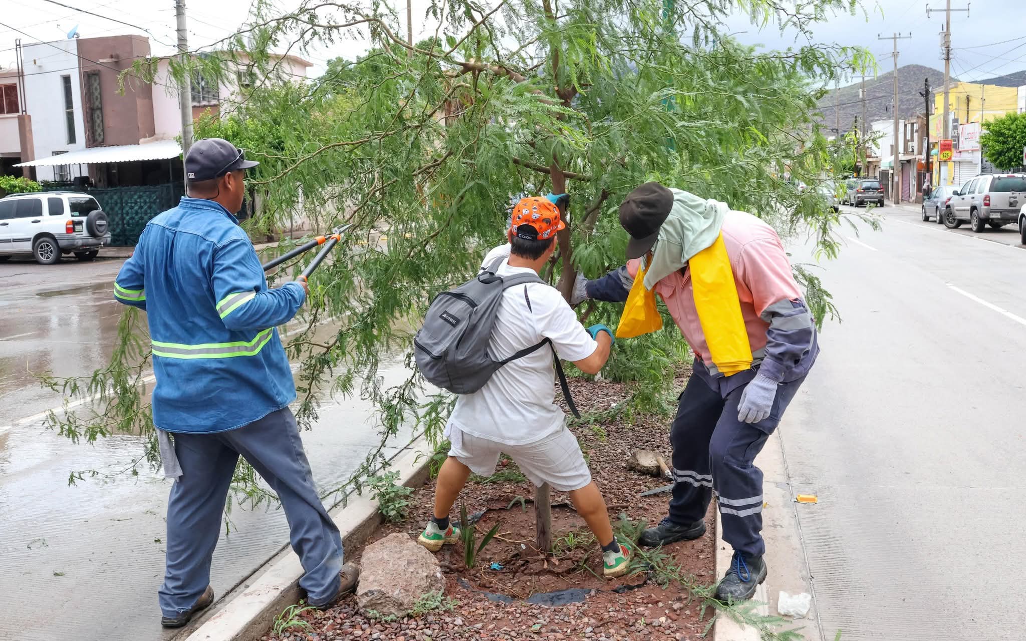 Servicios Públicos realiza jornadas extraordinarias tras lluvias
