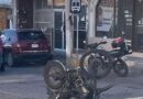 Se lesionan motociclistas en choque