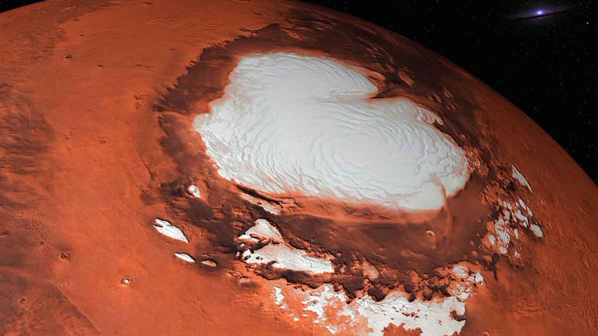 Detectan posibles depósitos de agua salada bajo la superficie de Marte