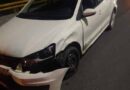 Protagoniza choque de autos