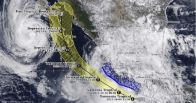 Tormenta Tropical ‘Raymond’; Prevén Ingreso a Tierra en las Próximas Horas