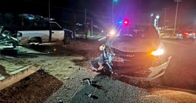 Protagonizan triple choque