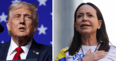 Trump agradece a María Corina Machado por dedicarle el Nobel de la Paz: “Fue muy amable de su parte”