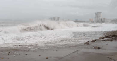Suspenden Clases Presenciales y Cierran Playas en la Costa de Colima por Tormenta Tropical Raymond