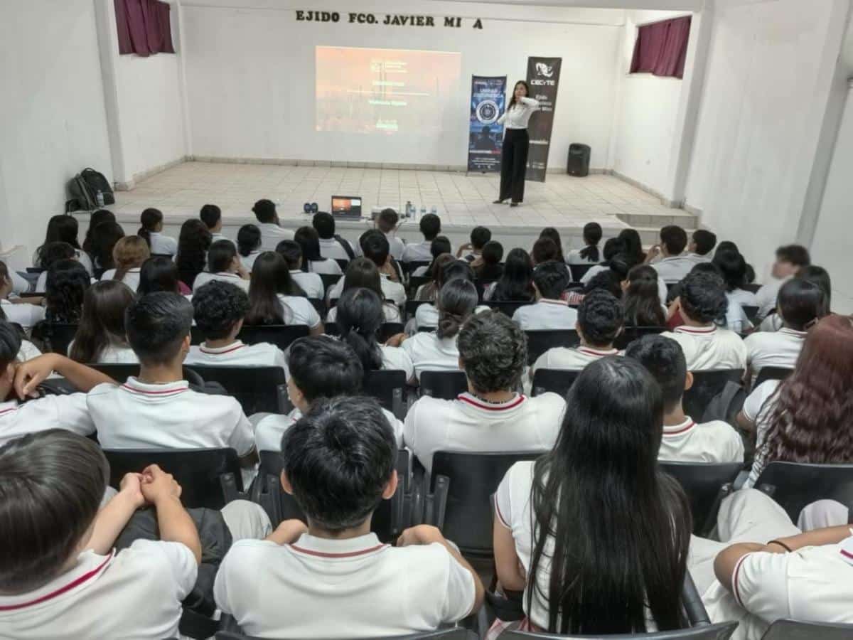 Imparte Gobierno de Sonora educación cibernética a jóvenes del Campo 60 en Bácum