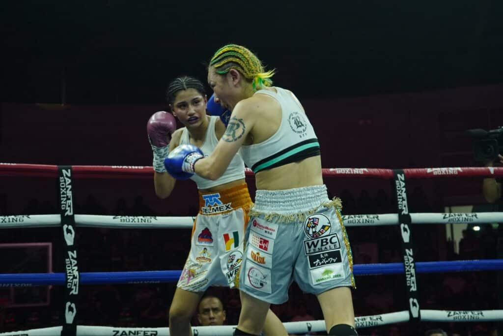 Derrota Camila Zamorano a Sana Hazuki retiene el cinturón mundial Átomo del CMB 6 496