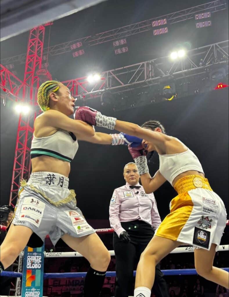 Derrota Camila Zamorano a Sana Hazuki retiene el cinturón mundial Átomo del CMB 7 497