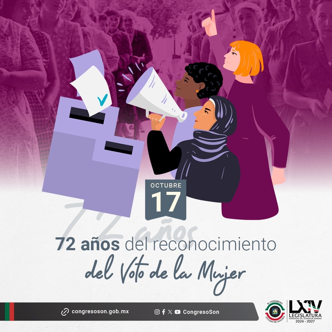 72 años del reconocimiento al voto femenino en México