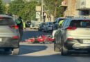 Se lesiona motociclista en choque