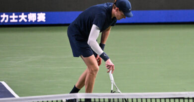 Jannik Sinner se retira por lesión del Masters 1000 de Shanghái