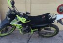 Policía recupera moto robada