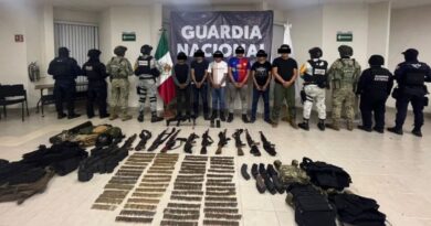 Seis presuntos miembros del cártel de Sinaloa fueron detenidos en Chiapas