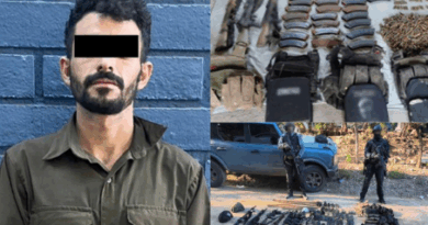 Decomisan un arsenal en Culiacán detienen a tres