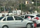 Protagonizan choque vehicular