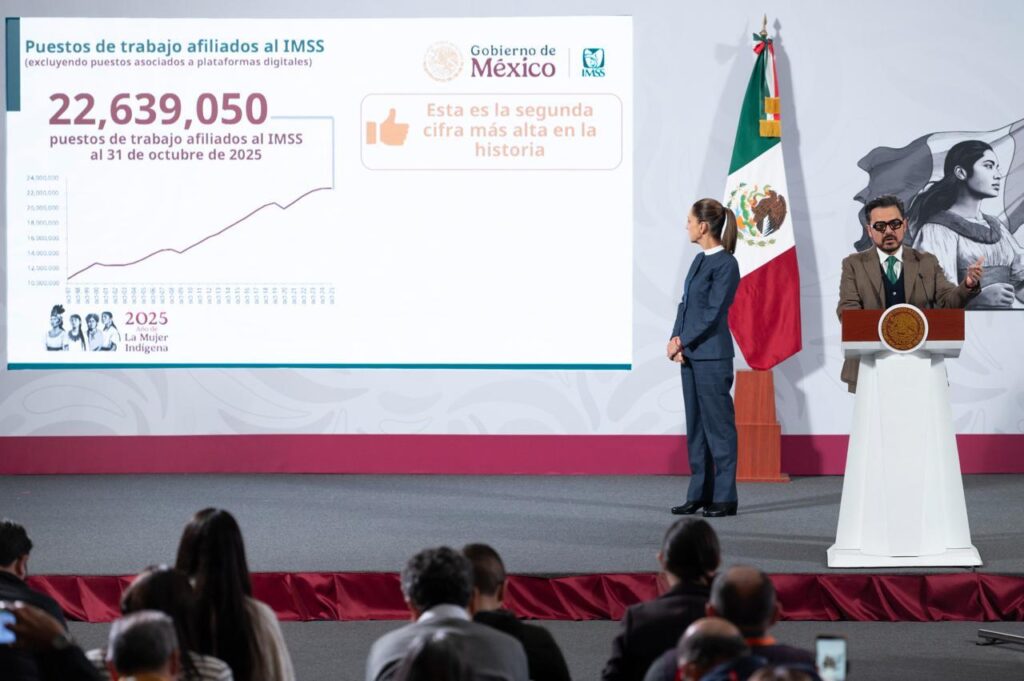 IMSS registra la segunda cifra más alta de empleo en su historia, más de 22.6 millones de puestos de trabajo: Zoé Robledo 2 IMSS