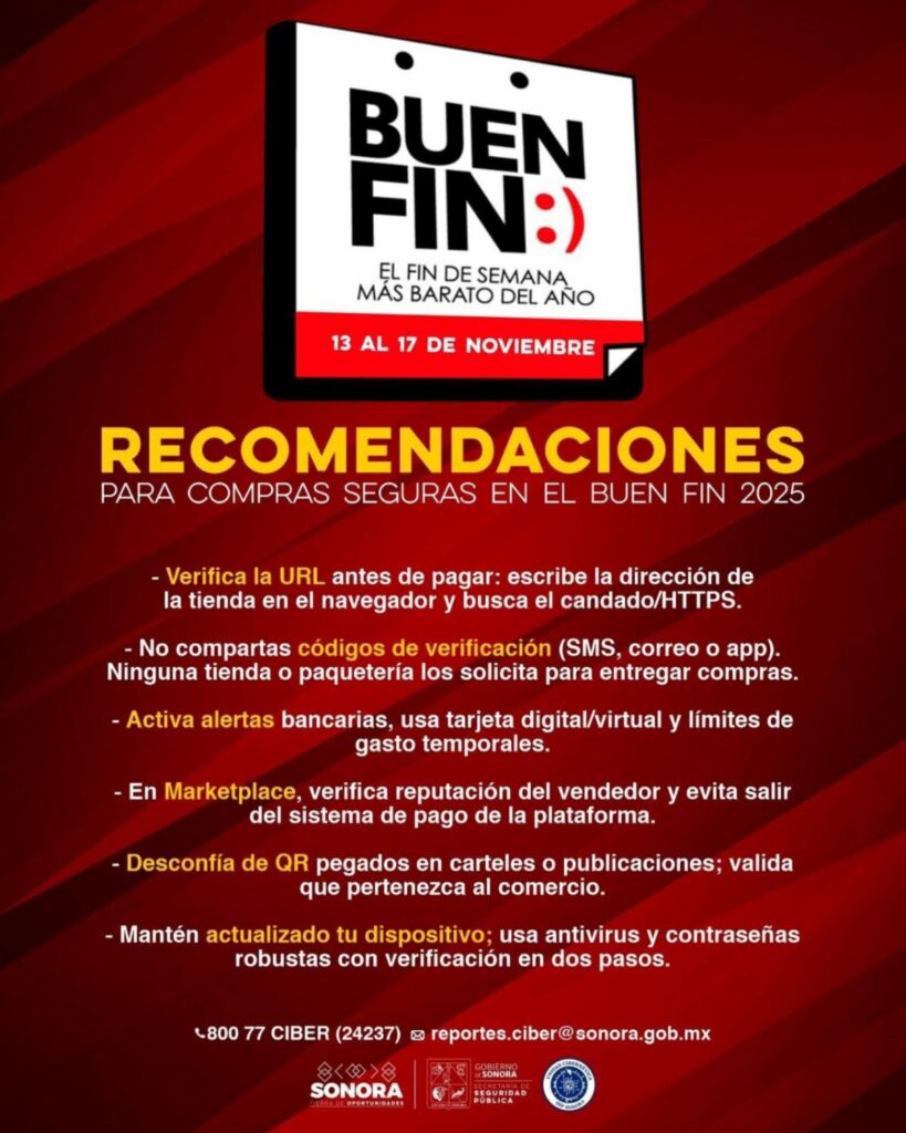 Brinda Unidad Cibernética orientación para evitar fraudes por “Buen Fin” 2 13 1