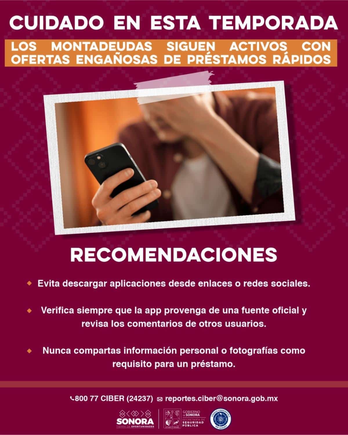 Aplicaciones falsas de préstamos continúan operando: Secretaría de Seguridad Pública