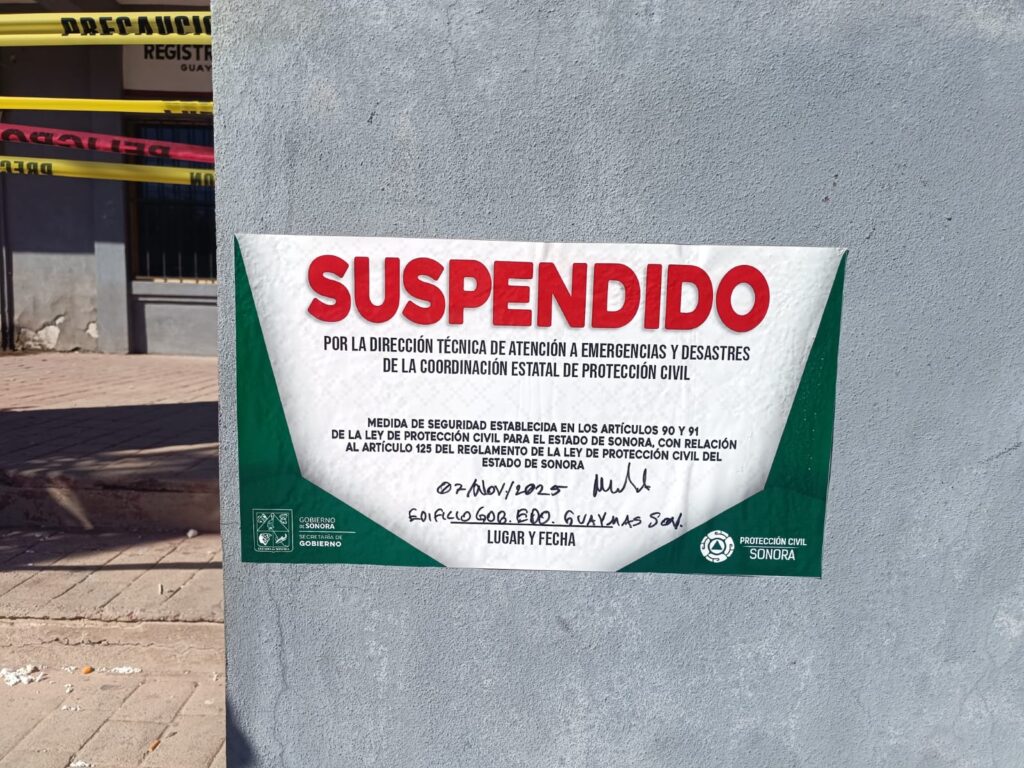 Suspende Protección Civil operaciones en edificio gubernamental 5 54