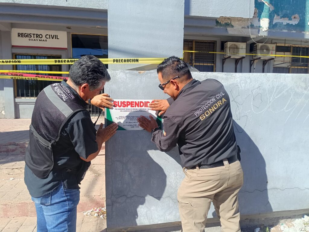 Suspende Protección Civil operaciones en edificio gubernamental 7 56