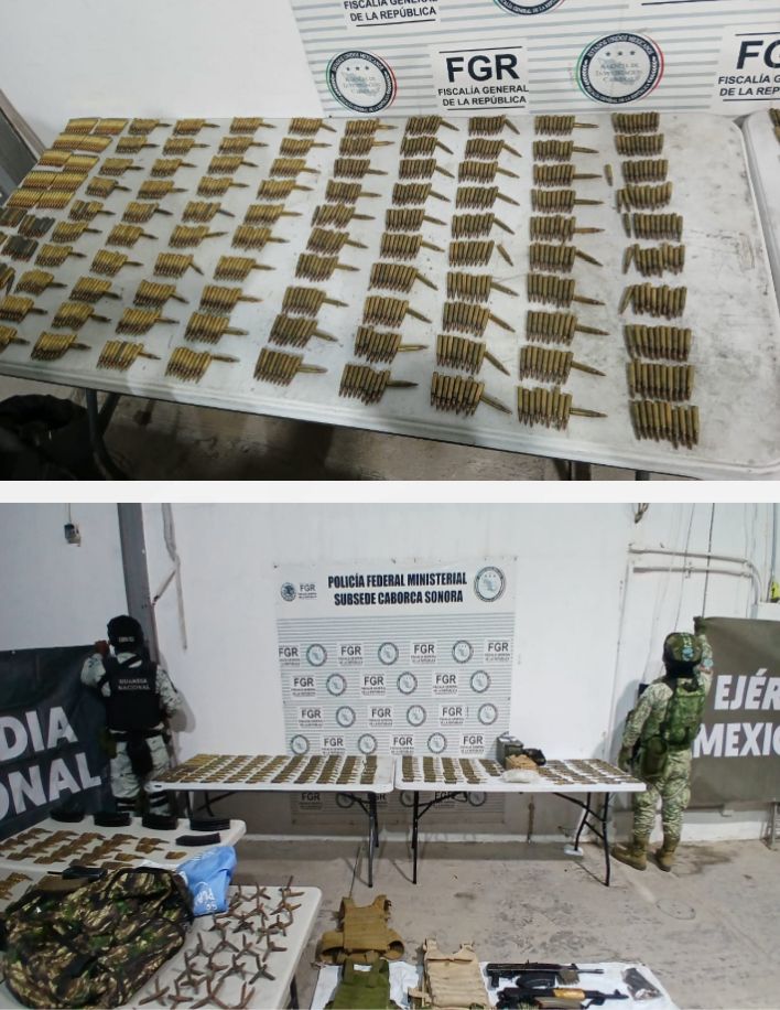 Mesa de Seguridad detiene a 231 personas y decomisa arsenal y droga en operativos por Sonora 4 59 2