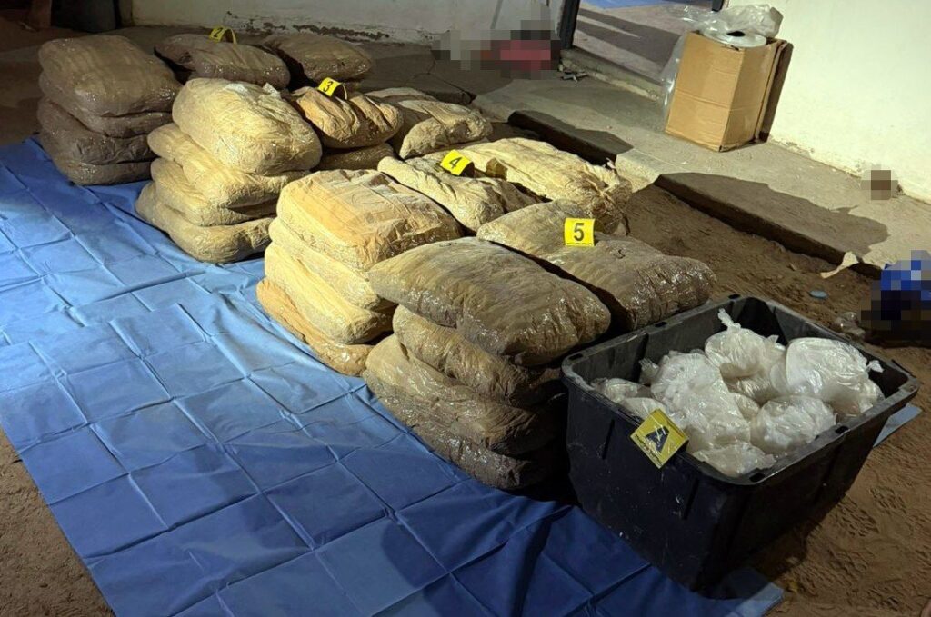 Mesa Estatal de Seguridad decomisa cerca de media tonelada de metanfetamina en operativos en San Luis Río Colorado 2 999