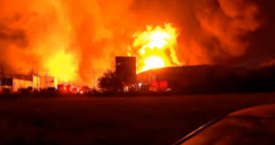 Vídeo: Fuerte explosión por incendio en planta química en Argentina