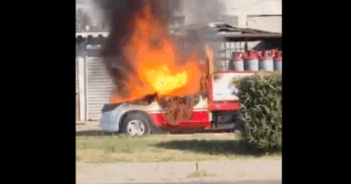 Fuerte explosión de camión de gas en Mexicali