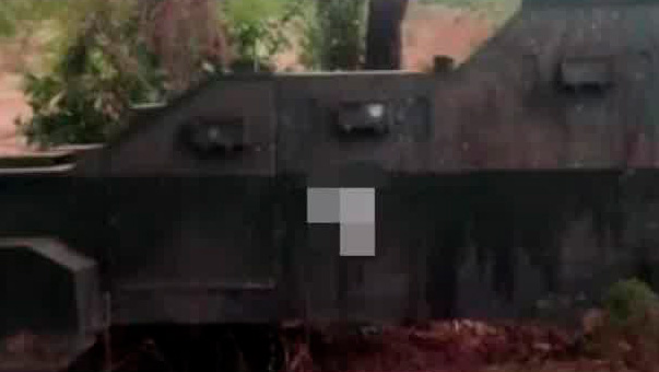 Decomisan vehículo con blindaje y armamento en Michoacán 2 Michoacan 1