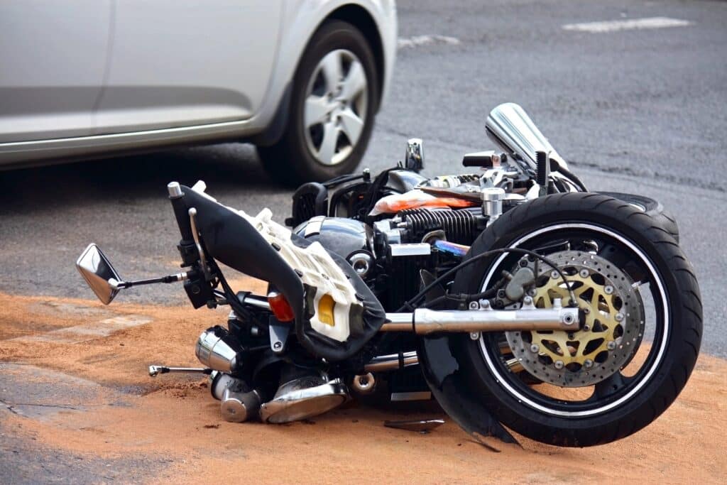 Motorcycle crash aftermath scaled 1